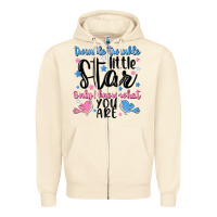 Sandshell twinkle twinkle little star Zipper Hoodie - MaliasSmallBusiness