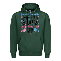Sports Green twinkle twinkle little star Zipper Hoodie - MaliasSmallBusiness