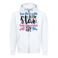 White twinkle twinkle little star Zipper Hoodie - MaliasSmallBusiness