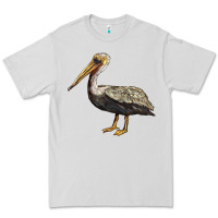 Dove Grey louisiana state bird pelican Premium Tee - BarkalooDesign