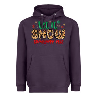Plum let it snow somewhere else Heavyweight Hoodie - MaliasSmallBusiness