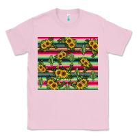 Bubblegum Pink sunflower cactus Classic Tee - JahusDesignShop