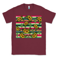Burgundy sunflower cactus Classic Tee - JahusDesignShop