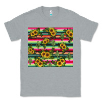 Heather Grey sunflower cactus Classic Tee - JahusDesignShop
