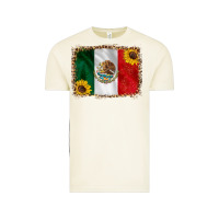 Vintage Arctic mexico flag background Vintage Tee - HRA Design Shop