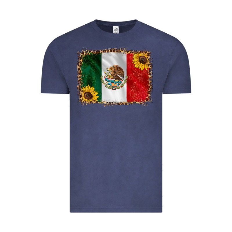 Mexico Flag Background Vintage Tee by HRA Design Shop | Teevron