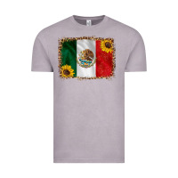 Vintage Zinc mexico flag background Vintage Tee - HRA Design Shop