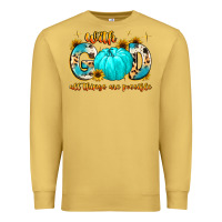 Antique Gold with god all things are possible  copy Premium Sweatshirt - MaliasSmallBusiness