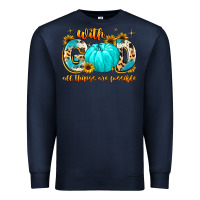 Navy with god all things are possible  copy Premium Sweatshirt - MaliasSmallBusiness