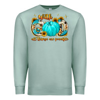 Seafoam with god all things are possible  copy Premium Sweatshirt - MaliasSmallBusiness