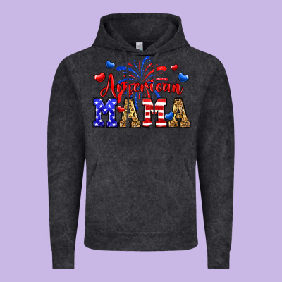 American Mama Vintage Hoodie Designed By Neo Western