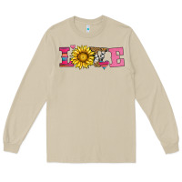 Mushroom love sunflower valentines day Long Sleeve Tee - AdoDesignShop