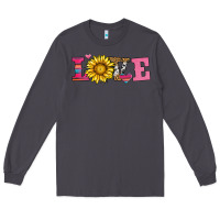 Smoke love sunflower valentines day Long Sleeve Tee - AdoDesignShop