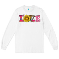 White love sunflower valentines day Long Sleeve Tee - AdoDesignShop