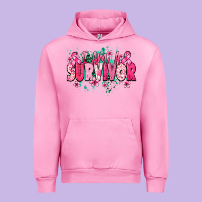 I Am A Survivor Cancere Awareness Urban Hoodie Designed By Howdyjamesfarm