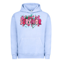 Pigment Grape Ice I am a survivor Cancere Awareness Urban Hoodie - HowdyJamesFarm