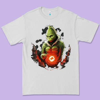 Grinch Premium Tee Designed By Unal Design