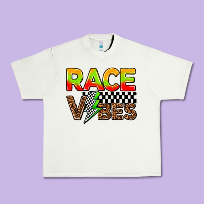 Race Vibes Urban Heavy Tee Designed By Adodesignshop