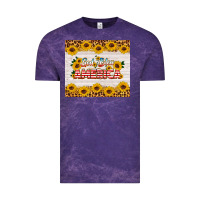 Cloud Purple god bless america tumbler Vintage Tee - HRA Design Shop