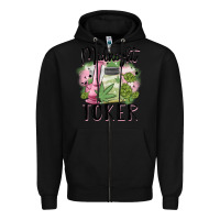 Black midnight toker Zipper Hoodie - MaliasSmallBusiness