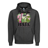 Charcoal Heather midnight toker Zipper Hoodie - MaliasSmallBusiness