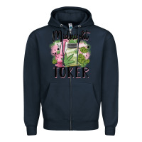 Navy midnight toker Zipper Hoodie - MaliasSmallBusiness