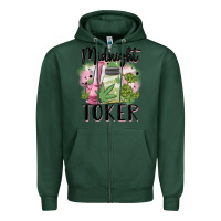 Sports Green midnight toker Zipper Hoodie - MaliasSmallBusiness
