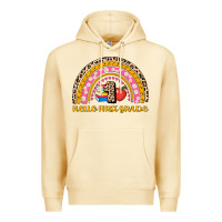 Pina Colada back to school rainbow hello first grade Premium Hoodie - AdoDesignShop