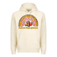 Tofu back to school rainbow hello first grade Premium Hoodie - AdoDesignShop