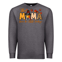 Charcoal Heather this mama loves her little turkeys Premium Sweatshirt - MaliasSmallBusiness