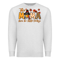 Oatmeal Heather this mama loves her little turkeys Premium Sweatshirt - MaliasSmallBusiness