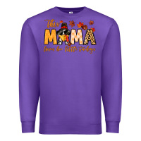 Purple this mama loves her little turkeys Premium Sweatshirt - MaliasSmallBusiness