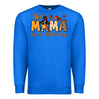 True Royal this mama loves her little turkeys Premium Sweatshirt - MaliasSmallBusiness