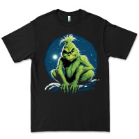 Black Grinch Premium Tee - Unal Design