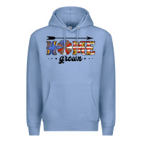 Colony Blue home grown american flag windmill Premium Hoodie - Jasminsmagicworld