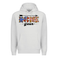 Dove Grey home grown american flag windmill Premium Hoodie - Jasminsmagicworld