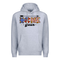 Heather Grey home grown american flag windmill Premium Hoodie - Jasminsmagicworld