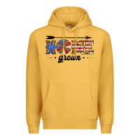 Mustard home grown american flag windmill Premium Hoodie - Jasminsmagicworld