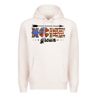 Pale Pink home grown american flag windmill Premium Hoodie - Jasminsmagicworld