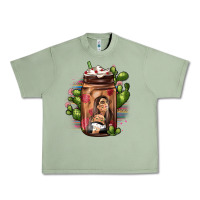 Oil Green mexican coffee cup cactus Urban Heavy Tee - JahusDesignShop