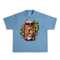 Pebble Blue mexican coffee cup cactus Urban Heavy Tee - JahusDesignShop