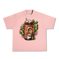Salmon mexican coffee cup cactus Urban Heavy Tee - JahusDesignShop
