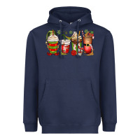 Navy elf coffee cups Heavyweight Hoodie - MaliasSmallBusiness