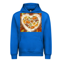Cobalt fall heart with leopard Urban Hoodie - TumblerDesignByShophia