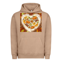 Pigment Burro fall heart with leopard Urban Hoodie - TumblerDesignByShophia