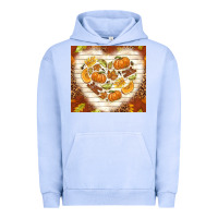 Pigment Grape Ice fall heart with leopard Urban Hoodie - TumblerDesignByShophia