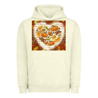 Pigment Pistachio fall heart with leopard Urban Hoodie - TumblerDesignByShophia