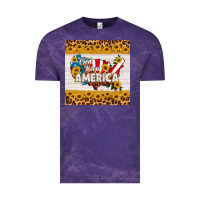 Cloud Purple god bless america square coaster Vintage Tee - HRA Design Shop
