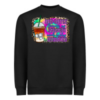 Black iced coffee sarcasm Heavyweight Sweatshirt - RacoonDesign