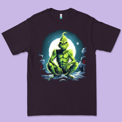Grinch Premium Tee Designed By Unal Design